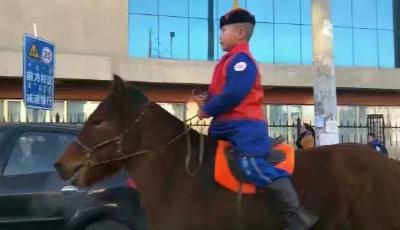 徹底解釋不清了！內蒙古小學生騎馬上學