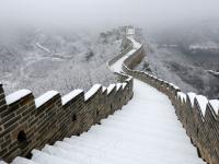 春雪映長城 江河裹銀裝