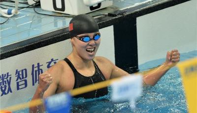 游泳冠軍賽孫楊創世界最好成績 傅園慧奪冠