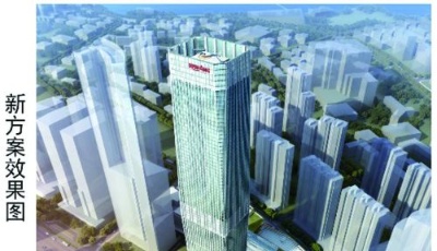 158米增至264米 燕兒島路魯商中心由兩座變更為一座