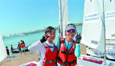 文登路小学举办“校长杯”帆船赛