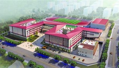 李沧区60班制世园小学开建