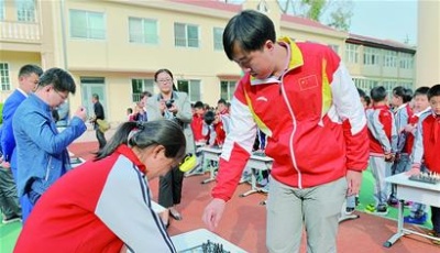 青岛三校挂牌省国象实验学校