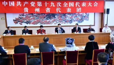 習(xí)近平參加黨的十九大貴州省代表團(tuán)討論