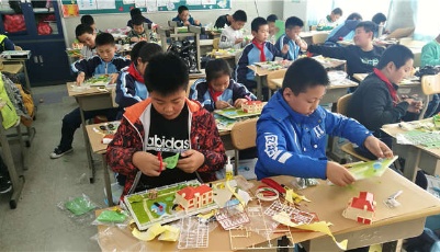 建模比赛拼功底 小学里“拔地而起”千栋“别墅”