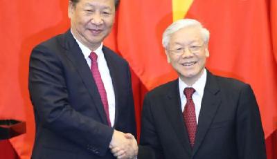 習近平同越共中央總書記阮富仲舉行會談