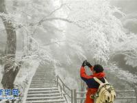 安徽黃山迎來今冬首場降雪