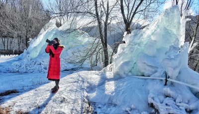 冰瀑冰川降人間 燕山深處冰雪樂趣