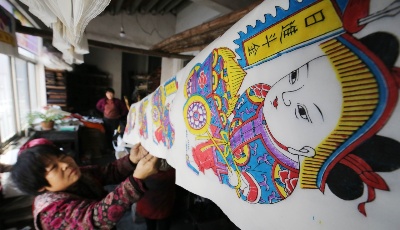 忽而又是新春至 楊家埠年畫趕印忙