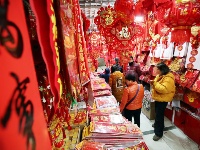 紅紅火火好熱鬧 新春掛飾節前走俏