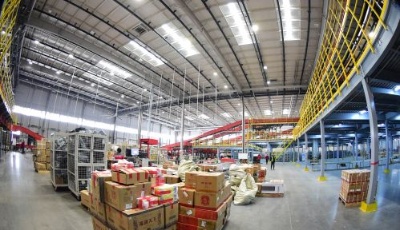 青島智慧物流園全面啟用  年訂單處理能力將過億單