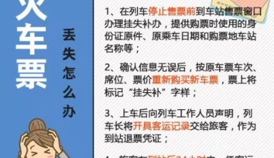 春運必備！車票、身份證等重要物品丟了怎么辦？