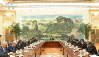 習近平集體會見上海合作組織成員國安全會議秘書會議外方代表團團長