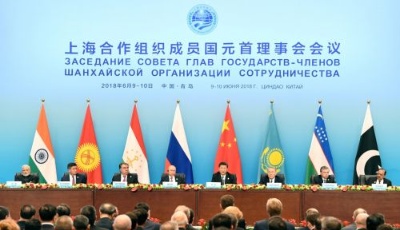 上海合作組織成員國領導人共同會見記者　習近平作為主席國元首發表講話
