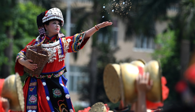 廣西都安：瑤族同胞共迎“祝著節”
