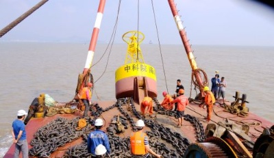 我國首套“智能”浮標觀測平臺完成布放