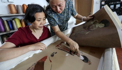 以針為筆，以線為墨 傳統蘇繡“復活”傳世名畫