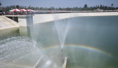 共飲一江水 兩岸一家親：福建正式向金門供水