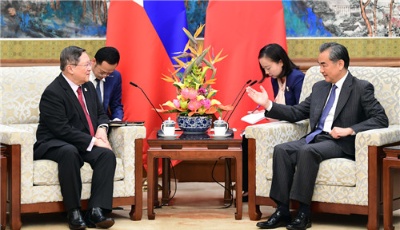 王毅會見菲律賓政府代表團