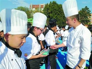 五星级酒店大厨校园现场收徒弟