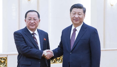 習(xí)近平會見朝鮮外相：中朝關(guān)系開啟新篇章