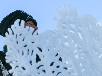 哈爾濱：精心冰雕 惟妙惟肖