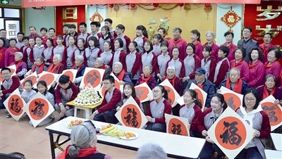 中小学生寒假志愿服务忙