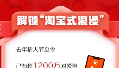 超1200萬對情侶綁定親情賬號，情人節(jié)前解鎖“淘寶式浪漫”