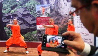 中國(guó)展團(tuán)在柏林國(guó)際旅游交易會(huì)展示“美麗中國(guó)”