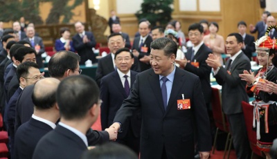 6天4次參加代表團審議，習近平都提到了這件事