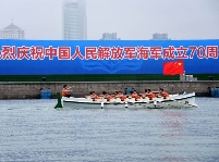 多國海軍活動舢板比賽舉行