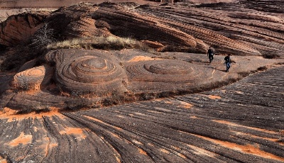 陜北丹霞地貌美