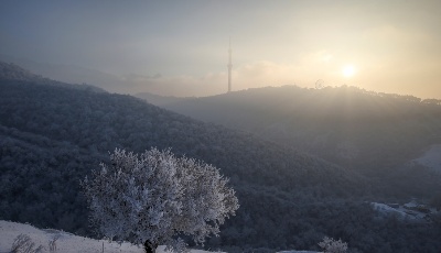 阿拉木圖雪后清晨