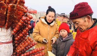 传承三百年历史 青岛泊里大集年味足
