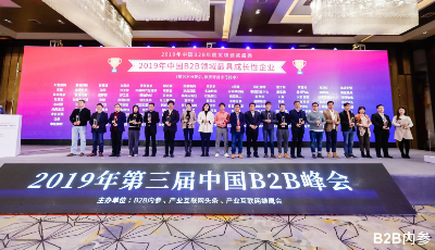 檸檬豆出席2019年中國B2B峰會 斬獲瞪羚企業和最具成長性企業兩項大獎