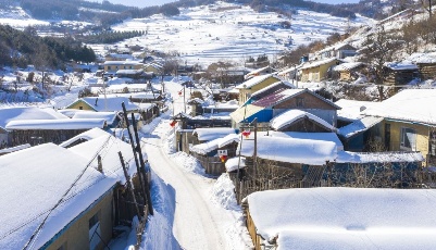 長白山區冬日美