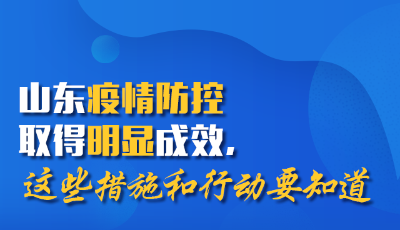 山東疫情防控取得明顯成效，這些措施和行動(dòng)要知道