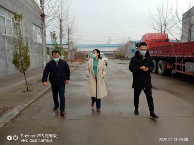 平度李园街道纪工委“娘子军”：  全力助推企业复工复产