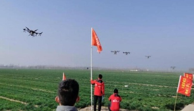 “齊”心“魯”力|無人機飛防高效省力　APP線上指導精準省心——山東聊城郵農場“互聯網+農業”保春耕見聞