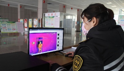 长途站、农贸市场装上红外线热成像仪