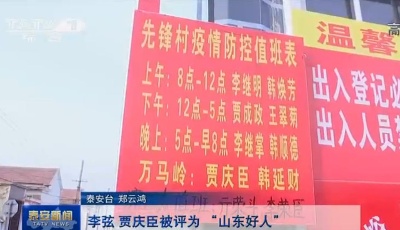 萬馬嶺“疫”然挺立——追記“山東好人”賈慶臣