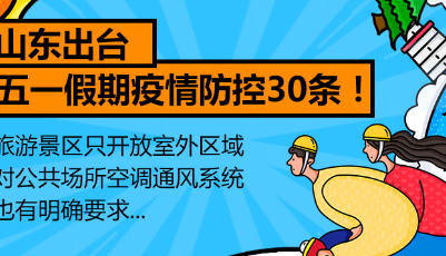 這30條做不到？五一別出門！山東出臺五一假期疫情防控舉措