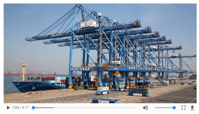 亮一亮山東新動能 | 偌大碼頭“空無一人”！77秒感受青島港全自動化碼頭風采
