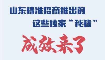 政能量丨曬收獲！山東精準招商推出的獨家“秘籍”有這些成效