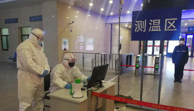 市南法院兩名法警堅守“抗疫”一線  70天檢測火車站旅客16萬余人