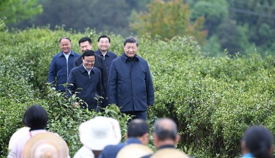 習(xí)近平在陜西省平利縣考察脫貧攻堅(jiān)情況