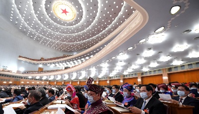 十三屆全國人大三次會議在京開幕