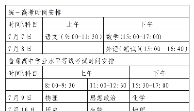 山東省教育廳發(fā)布2020年夏季高考溫馨提示