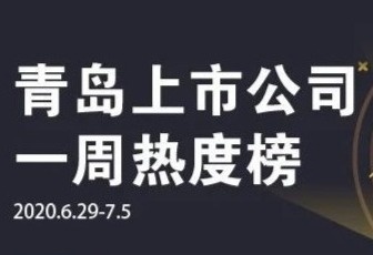 青島上市公司一周熱度榜|威奧股份就媒體報道進行澄清；雙星混改征得3家意向投資者