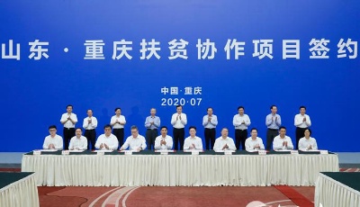 山東省黨政代表團在重慶考察對接扶貧協作工作